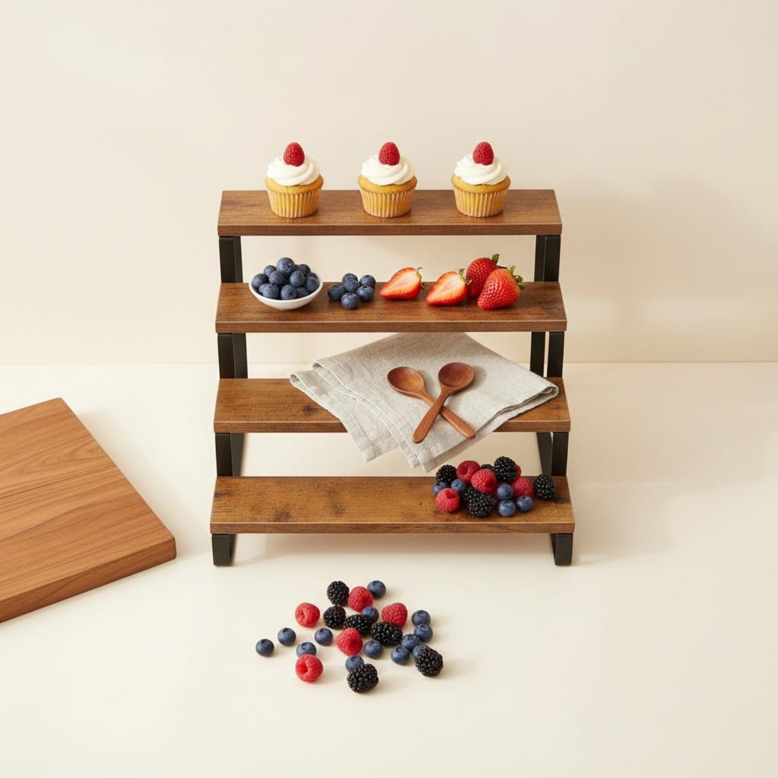4 Tier Display Riser Space Sav - Display Risers Set 리뷰 및 가격