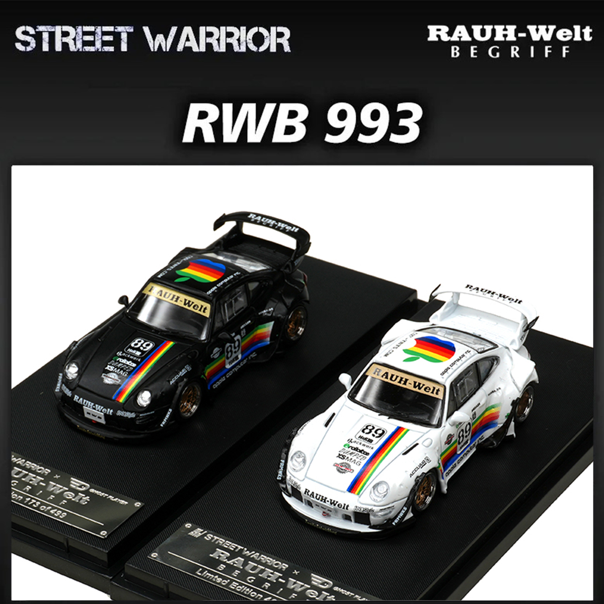 SW In Stock 1:64 RWB 993 Black - Die Cast Car 1 64 리뷰 및 가격
