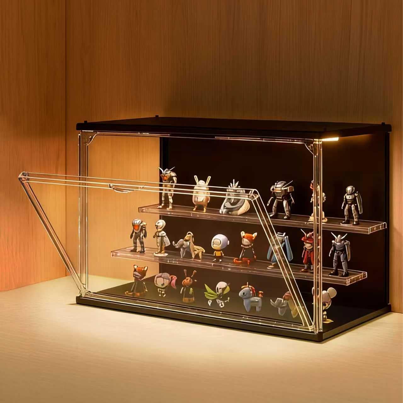 3-Tier Stackable LED Display C - Display Case Acrylic 리뷰 및 가격